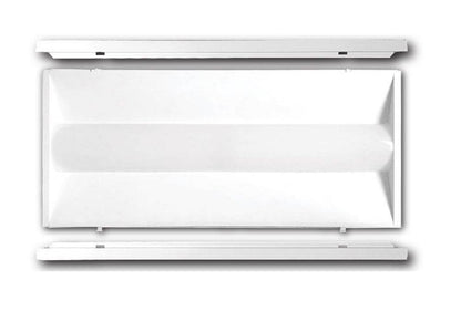 LED Troffer Light, 1x4, Wattage Selectable 40W/30W/25W/20W/15W and CCT 3500-6500K, 5000 Lumens