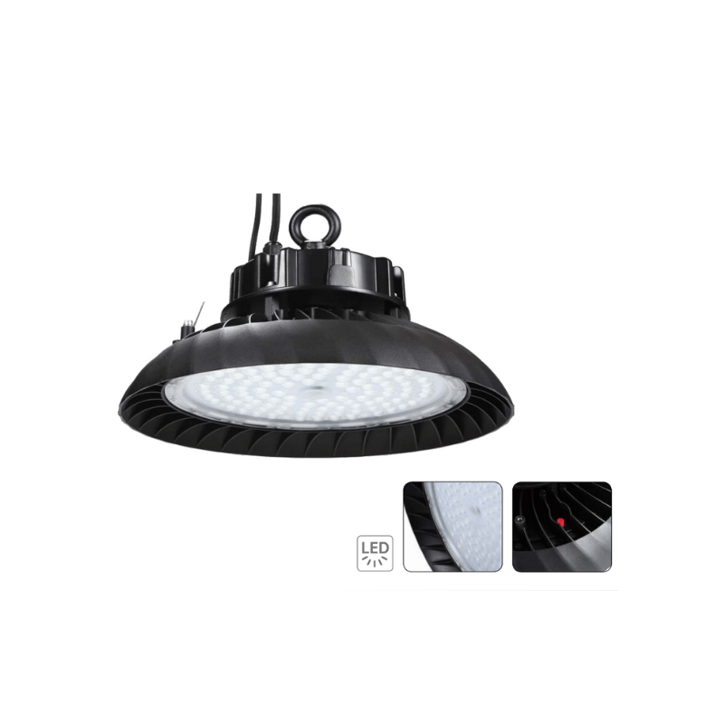 LED UFO High Bay Light, 150W, CCT 5000K, 22,500 Lumens, 100-277 VAC