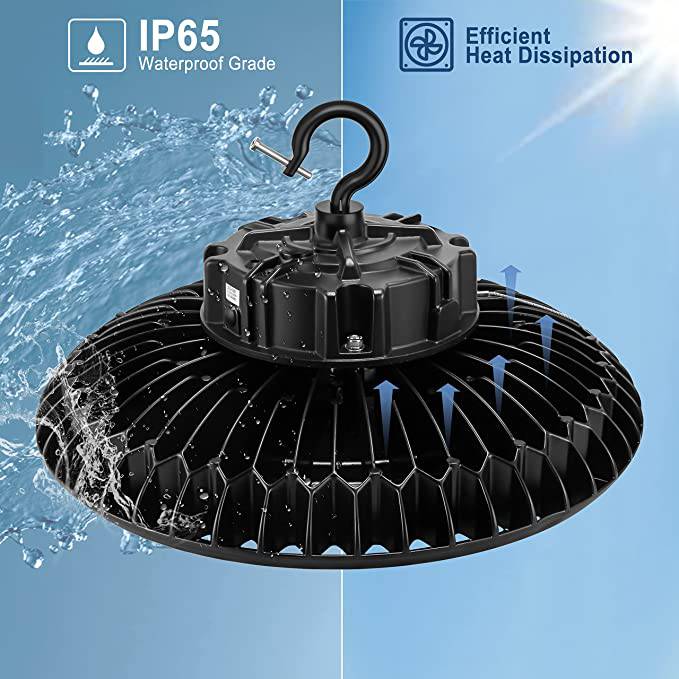 LED UFO High Bay Light, 300W, CCT 5000K, 41,000 Lumens, 120-277 VAC