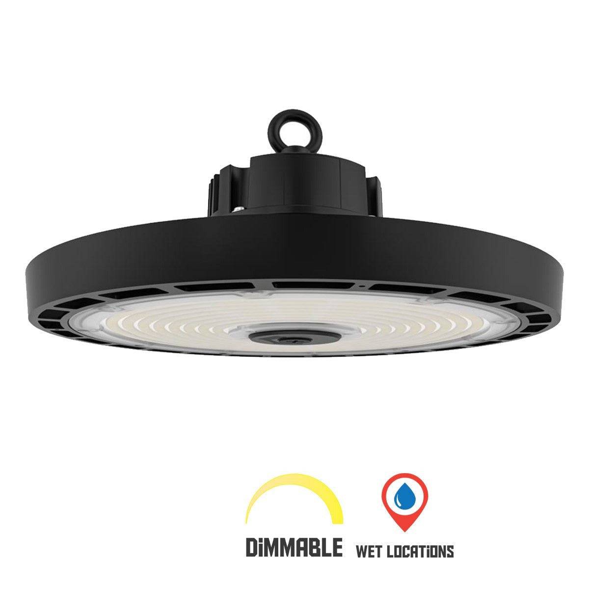 LED UFO High Bay Light, 80W/100W/150W, CCT 4000K/5000K, 25,000 Lumens, 100-277 VAC