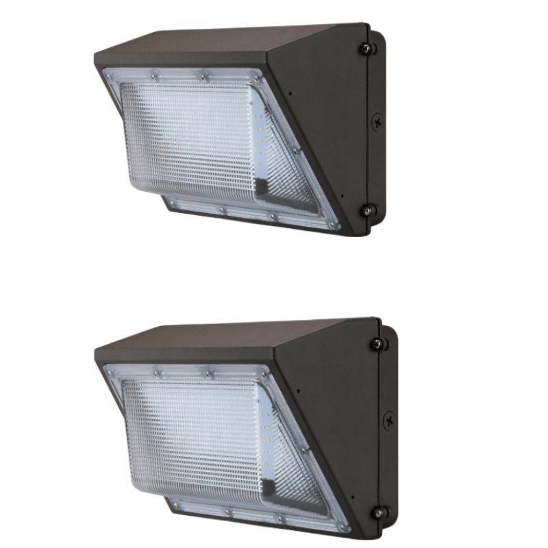 LED Wall Pack Light Built-in Photocell Sensor, 100W/80W/60W, 3000K/4000K/5000K, 13,000 Lumens, 100-277 VAC