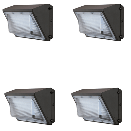 LED Wall Pack Light Built-in Photocell Sensor, 100W/80W/60W, 3000K/4000K/5000K, 13,000 Lumens, 100-277 VAC