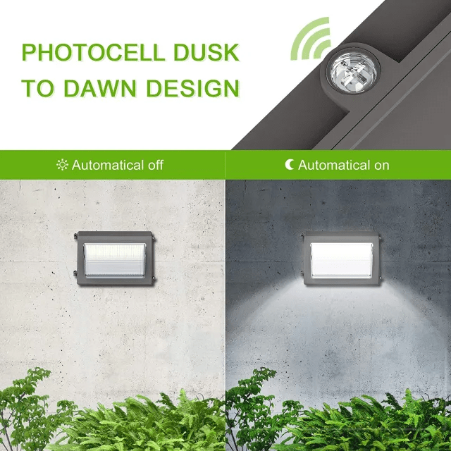LED Wall Pack Light, 80W/100W/120W, 3500K/4000K/5000K, 120-277 VAC