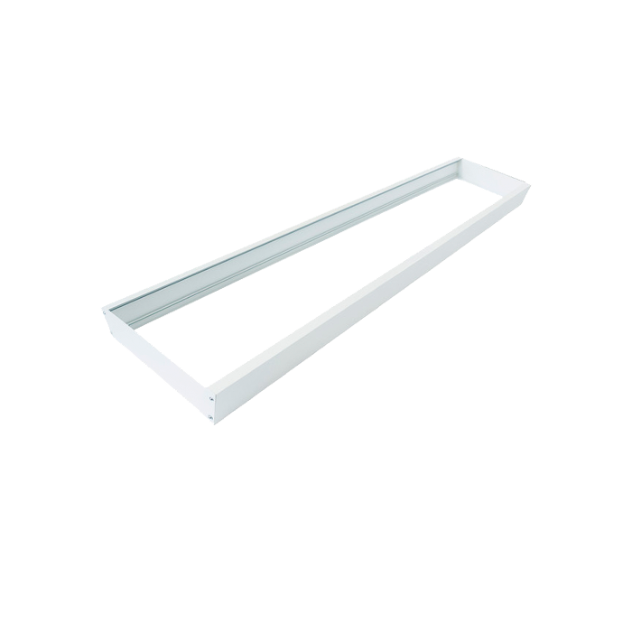 Aluminum Surface Mount Kit for LED Flat Panels, 1x4, Edge-Lit & Back-Lit