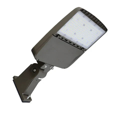 LED Parking Lot Light - Sensor Ready Base, 150W, 5000K, 24000 Lumens, Universal Mount
