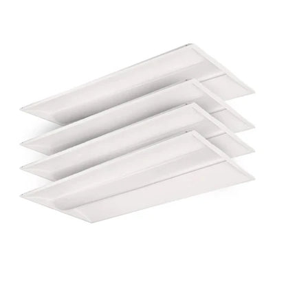 LED Troffer Light - Center Basket, 2x4, Adjustable Wattage 40W/50W/60W, CCT Adjustable 3000K/4000K/5000K, 6600 Lumens