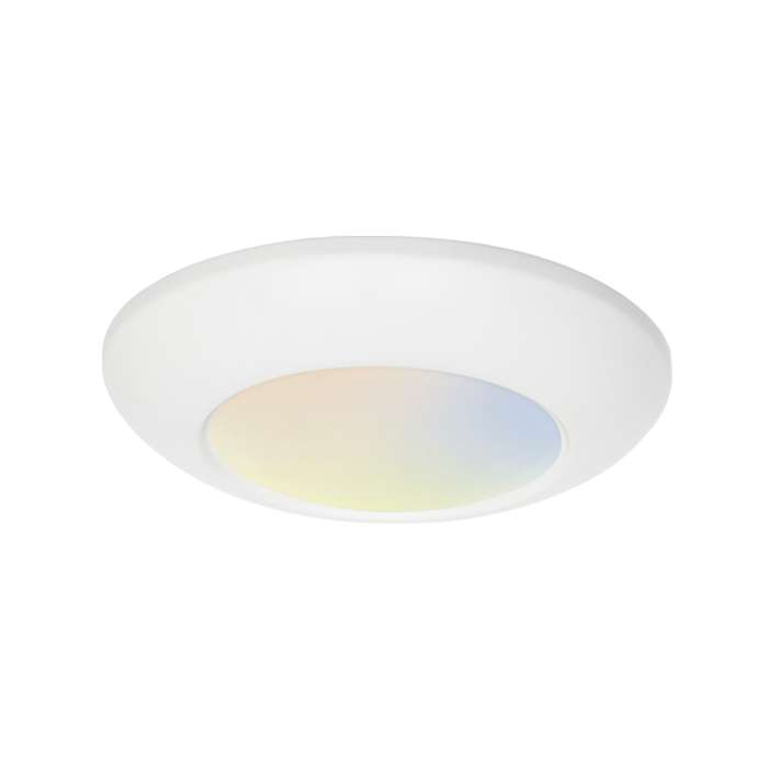 6 Inch Ceiling Light, Surface Mount, 16W, 3000K, 1,050 Lumens, 120 VAC
