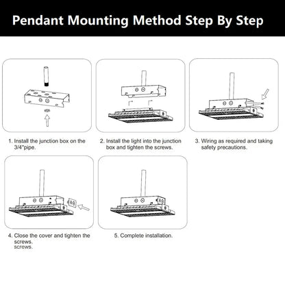 Conduit & Surface Mount Kit for X-LHBC Linear High Bay - Secure Mounting & Clean Wiring Solution