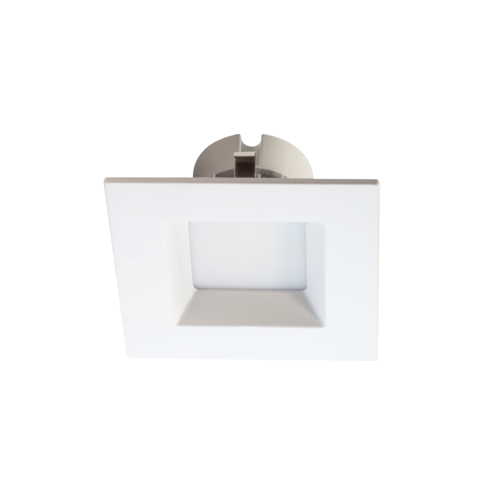 4 Inch Square LED Recessed Light, 11W, Selectable CCT, 750 Lumens, 120 VAC