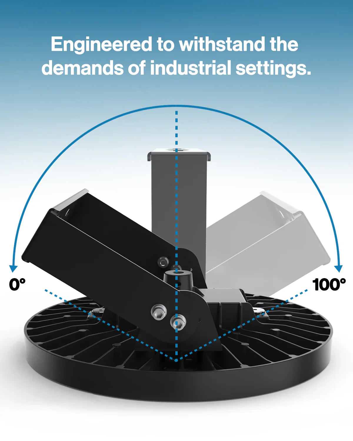 Adjustable U-Bracket Mount for UFO High Bay Light Fixtures