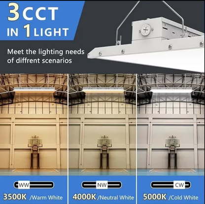 LED Linear High Bay Light, 2ft, 155W, CCT 5000k, 23,200 Lumens, 120-277 VAC