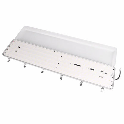 8FT NSF LED Vapor Tight Fixture Selectable 105W/135W/165W and CCT, 120-277 VAC, 21,450 Lumens
