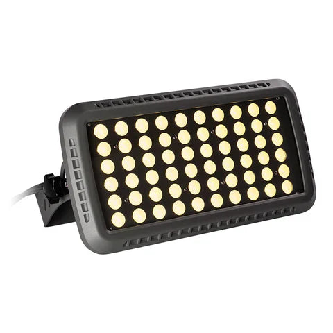 100W LED Flood Light - 3000K Warm White - 30° Beam Angle - Grey Housing - ETL Listed