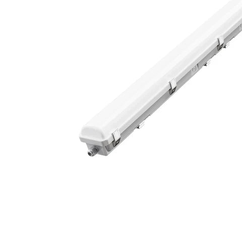 LED Vapor Tight Fixture, 4ft Selectable 20W/30W/40W/50W, and CCT 3500K/4000K/5000K, 6500 Lumens