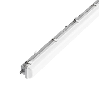 LED Vapor Tight Fixture, 4ft Selectable 20W/30W/40W/50W, and CCT 3500K/4000K/5000K, 6500 Lumens
