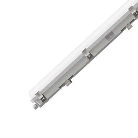 LED Vapor Tight Fixture, 4ft Selectable 20W/30W/40W/50W, and CCT 3500K/4000K/5000K, 6500 Lumens