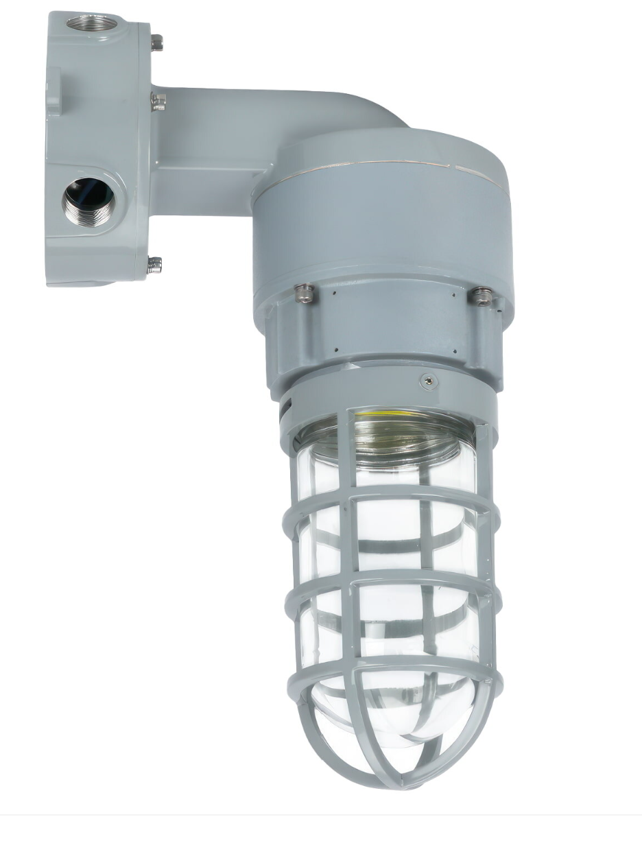 LED Explosion Proof Jelly Jar Light (Wall Mount), O Series, 20W, 5000K, 2800 Lumens, 100-277 VAC