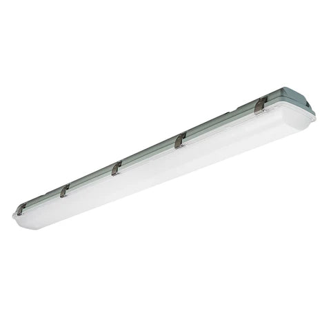 LED Vapor Tight Fixture, 4ft, Selectable 38W/46W/54W and CCT 3500K/4000K/5000K, 7,020 Lumens