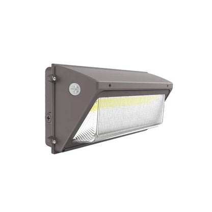 LED Wall Pack  80W/100W/120W/150W Adjustable - 22,500 Lumens - CCT Selectable 3000K/4000K/5000K - Built-in Photocell - IP65 Waterproof - UL & DLC Listed - 120-277V - Bronze Housing