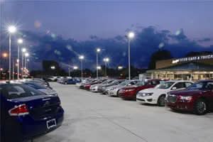 LED Area Light, Selectable 80W/100W/120W/150W and CCT 3000K/4000K/5000K, 22,500 Lumens, 120-277 VAC, Shorting Cap Included