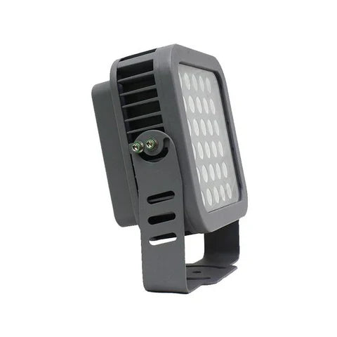 36W Green LED Flood Light - 8° Narrow Beam Angle - 100-277V - Grey Housing - ETL Listed