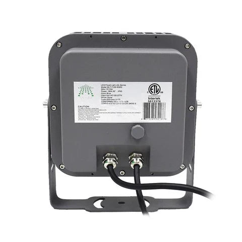 36W Green LED Flood Light - 8° Narrow Beam Angle - 100-277V - Grey Housing - ETL Listed