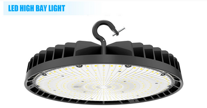 LED UFO High Bay Light, Selectable 90W/120W/150W, 21,000 Lumens, 5000K, 100-277 VAC