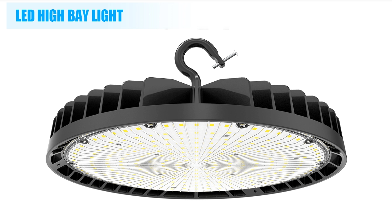 LED UFO High Bay Light, 240W, 5000K, 33,600 Lumens, 5000K, 100-277 VAC