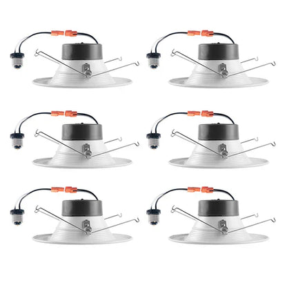 LED Recessed Downlight, 6 Inch, 15W, Selectable CCT, 1,000 Lumens, 120 VAC