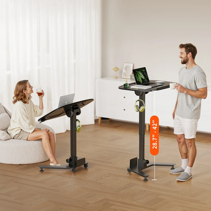 ETD5 Mobile Folding Pneumatic Standing Desk