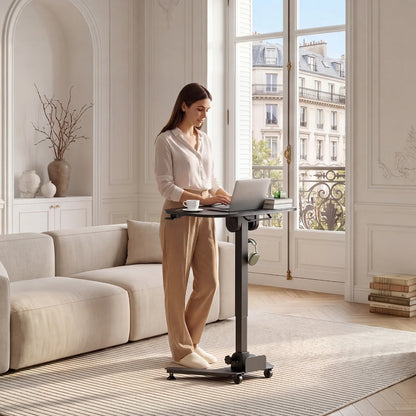 ETD5 Mobile Folding Pneumatic Standing Desk