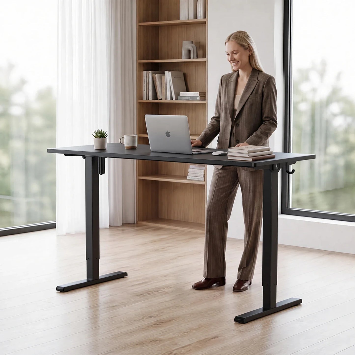 Two-Piece Tabletop Standing Desk