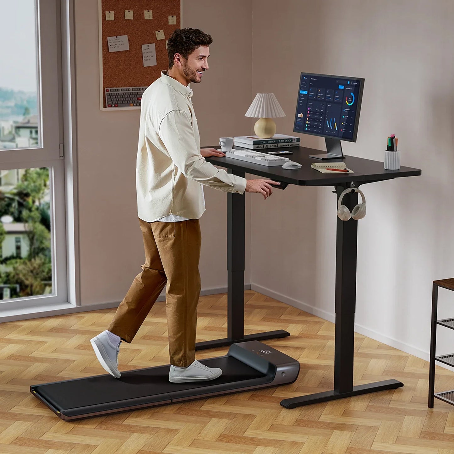 Two-Piece Tabletop Standing Desk