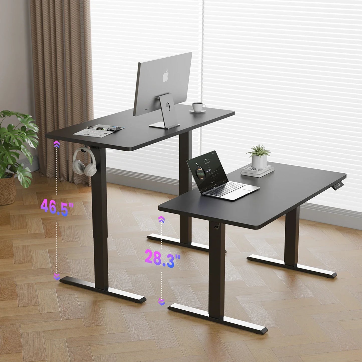 Two-Piece Tabletop Standing Desk