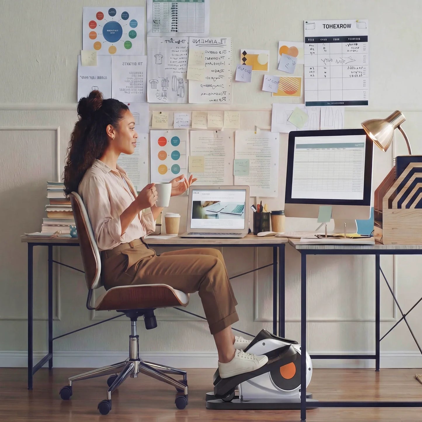 E1 Under Desk Elliptical