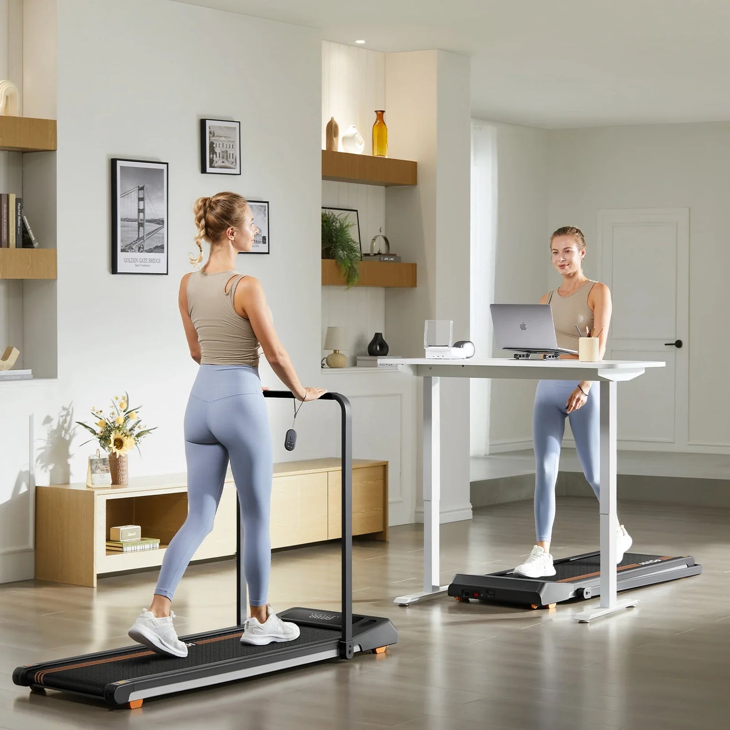 H1 2 in 1 Under-desk treadmill