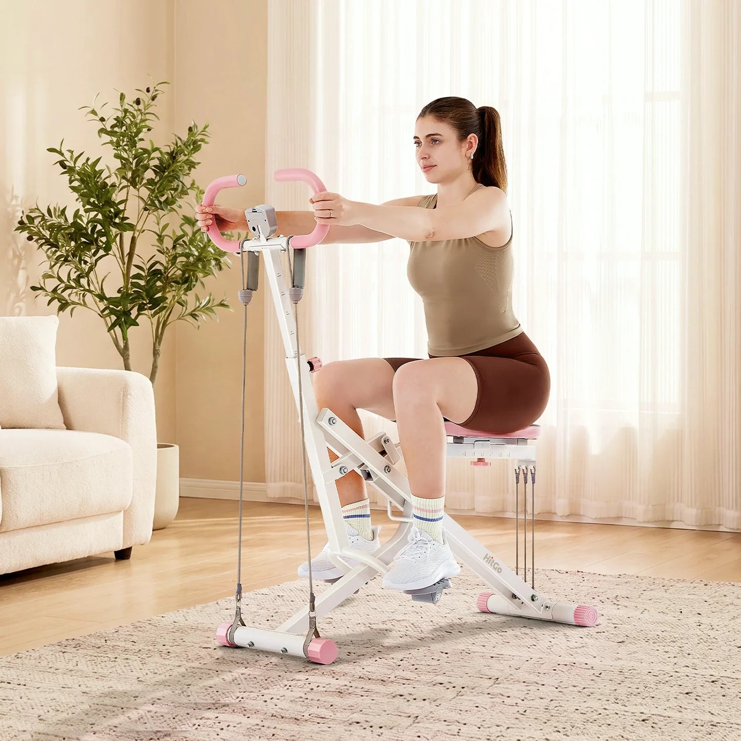 RIDER003 Squat & Rowing  Training Machine