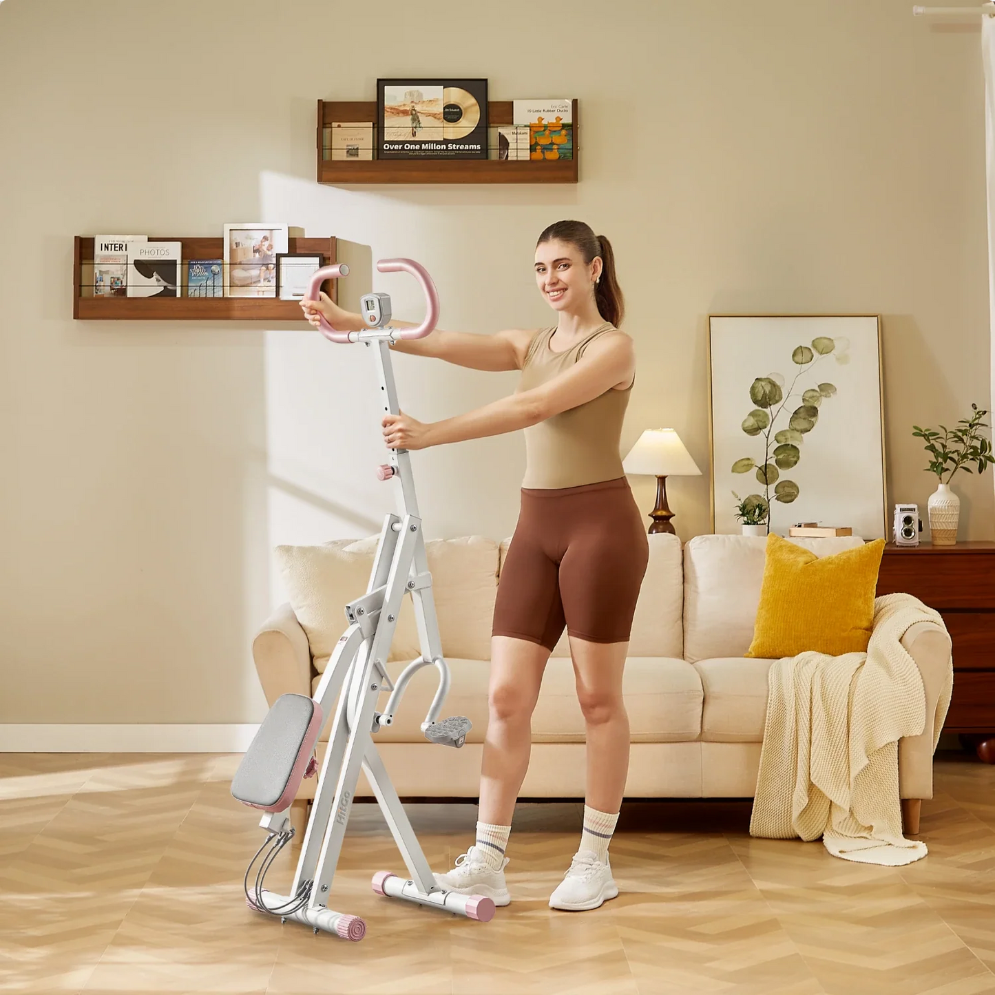 RIDER003 Squat & Rowing  Training Machine