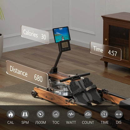 WR3L Tri-fold Water Rowing Machine