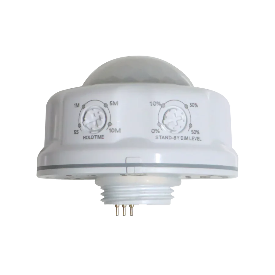 PIR Motion Sensor – Model 09 (2) Without Receptacle for HBF & LHBC LED Fixtures - Occupancy Sensor for Energy Efficiency