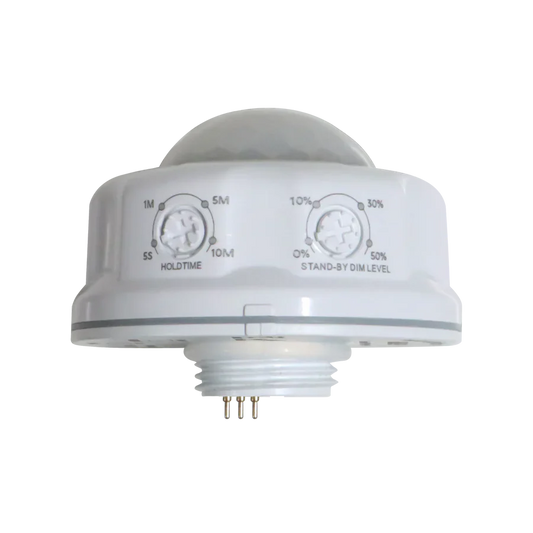 PIR Motion Sensor – Model 09 (2) Without Receptacle for HBF & LHBC LED Fixtures - Occupancy Sensor for Energy Efficiency