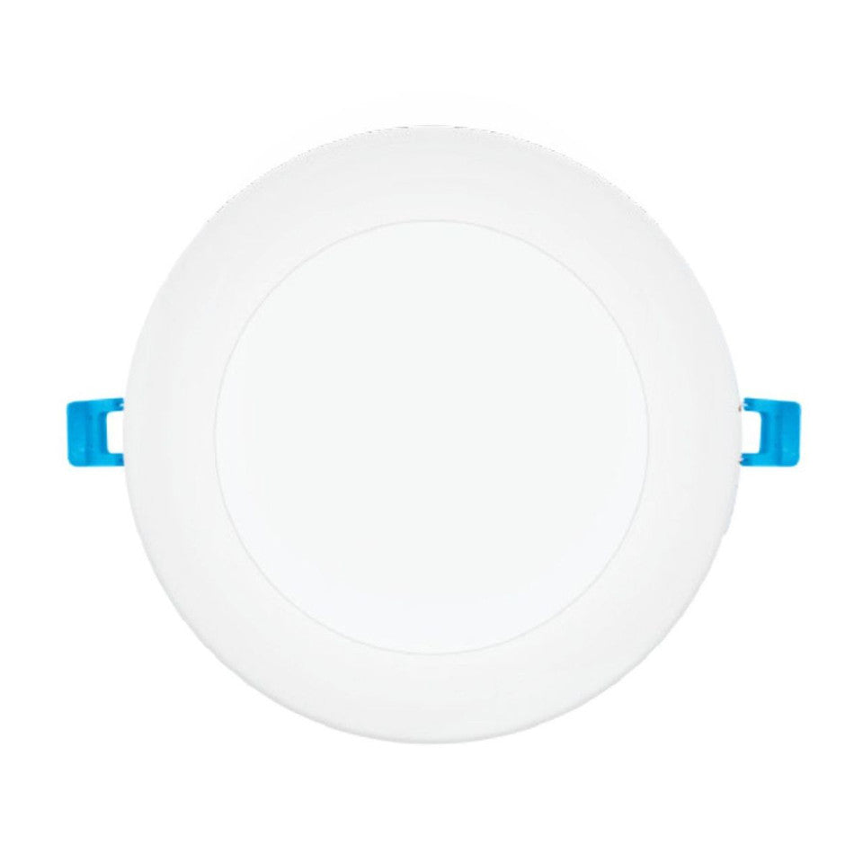 8 Inch Flat Recessed Downlight with Junction Box, 18W, Selectable CCT, 1500 Lumens, 120 VAC