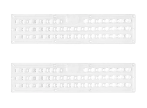 Small Milky Optical Lens for X-LHBC Linear High Bay - Diffuser Accessory for Soft, Even Light Distribution