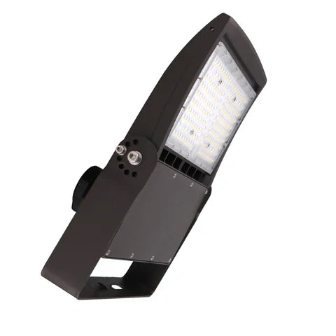 2nd Gen 150W LED Flood Light - 120-277V - U-Bracket Mount - Bronze Housing - High Lumen Output
