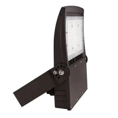 2nd Gen 150W LED Flood Light - 120-277V - U-Bracket Mount - Bronze Housing - High Lumen Output