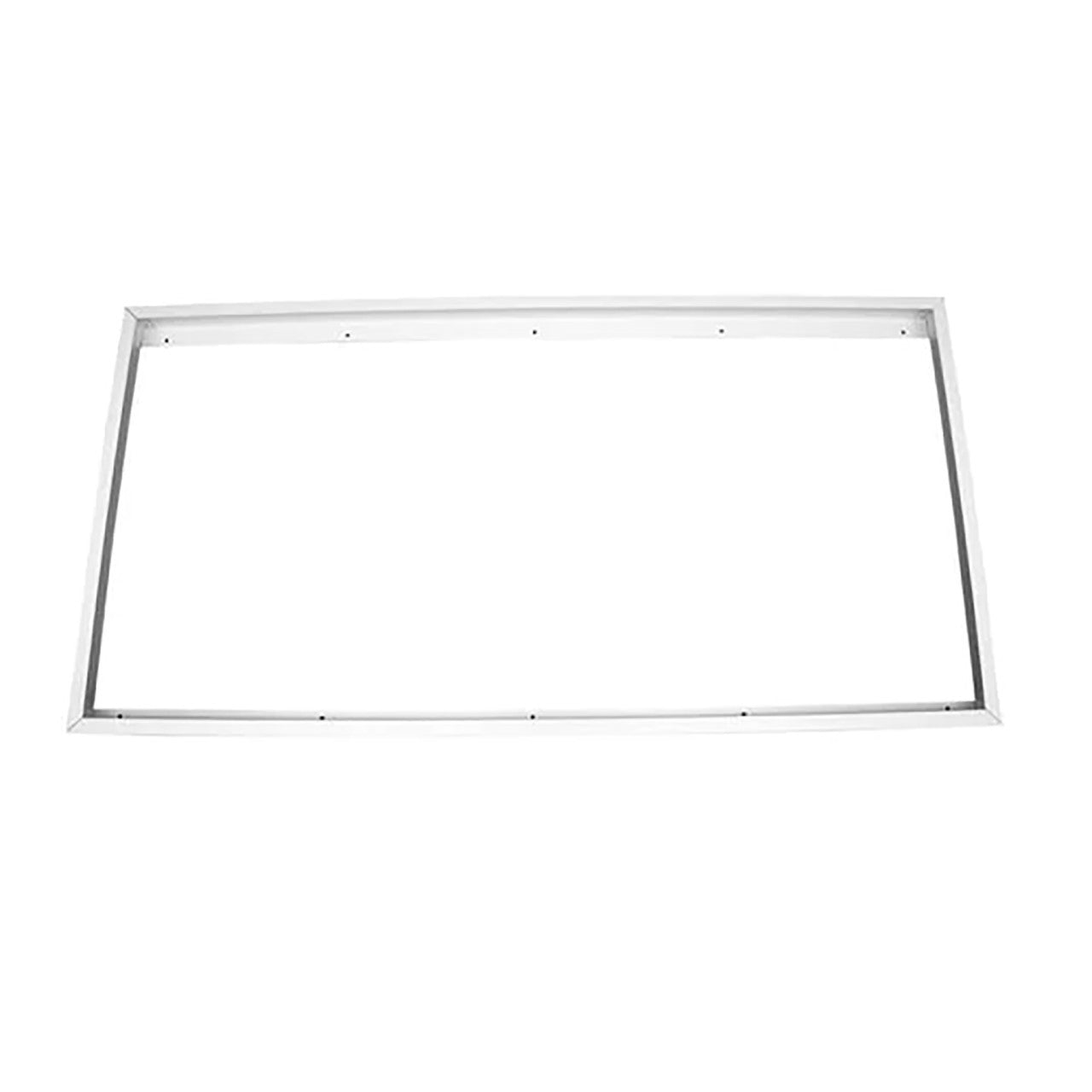 Surface Mount Kit for LED Flat Panel Light, 2x4, Aluminum Ceiling Frame (24x48x3.13 inches) for Edge-Lit & Backlit Panels