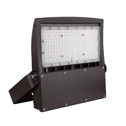 2nd Gen 150W LED Flood Light - 120-277V - U-Bracket Mount - Bronze Housing - High Lumen Output