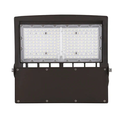 2nd Gen 150W LED Flood Light - 120-277V - U-Bracket Mount - Bronze Housing - High Lumen Output