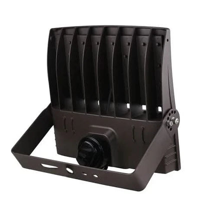 2nd Gen 150W LED Flood Light - 120-277V - U-Bracket Mount - Bronze Housing - High Lumen Output
