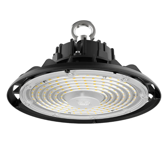 LED UFO High Bay Light, Selectable 150W/120W/100W, and CCT, 22,500 Lumens, 120-277 VAC